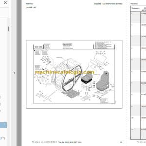 Manitou MLT 1035 L TURBO LSU S6 E3 Parts Catalogue