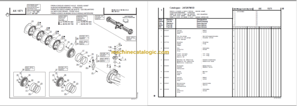 MANITOU M40-4 S3-E2 PARTS CATALOGUE