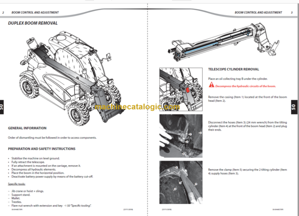 Manitou MLT 625 ST5 Repair Manual