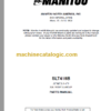 Manitou SLT 415B S2 E2 PARTS MANUAL