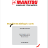 MANITOU MI-X 50 À 100 L D E3 S1 REPAIR MANUAL