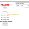 MANITOU M 40-2 + H ST3B PARTS CATALOGUE