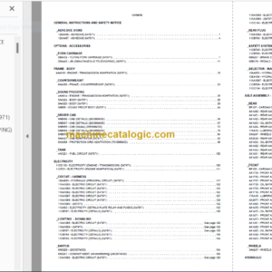 Manitou MLT 1035 L S3 E2 PARTS CATALOGUE