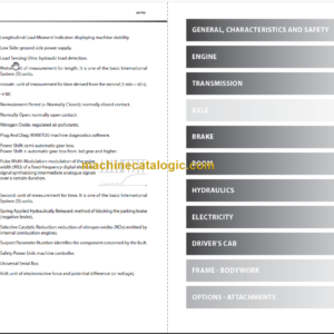 Manitou MLT 625 ST5 Repair Manual