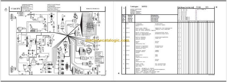 MANITOU M50-4 S3-E2 PARTS CATALOGUE