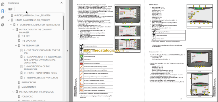 MHT-X 1490 129M ST3A S1 OPERATOR'S MANUAL