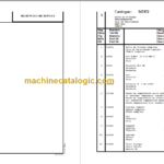 MANITOU M50-4 S3-E2 PARTS CATALOGUE