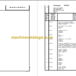 MANITOU M 50-4 S3-E2 PARTS CATALOGUE