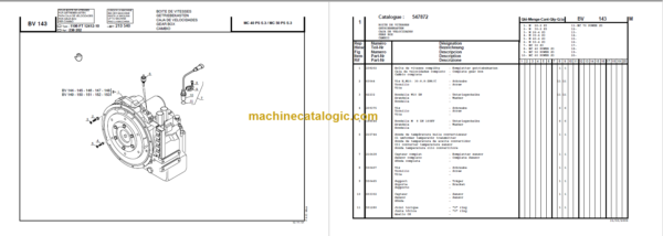 MANITOU M50-4 S3-E2 PARTS CATALOGUE