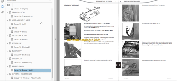 Manitou MRT 2150 PLUS-E3 REPAIR MANUAL