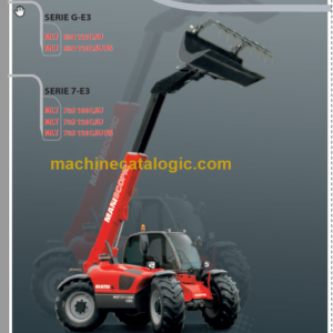 Manitou MLT 735 LSU Series 7 - E3 Repair Manual