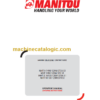 MHT-X 10130 129M ST3A S1 OPERATOR'S MANUAL