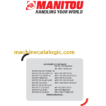 Manitou MLT 634 120 LSU PS SERIE F-E3 Repair Manual