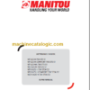 Manitou MLT-X 625 H ST3A Repair Manual