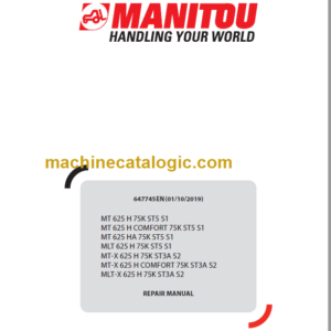 Manitou MLT-X 625 H ST3A Repair Manual