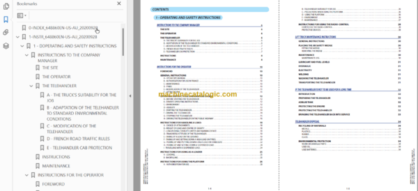 MHT-X 10130 129M ST3A S1 OPERATOR'S MANUAL