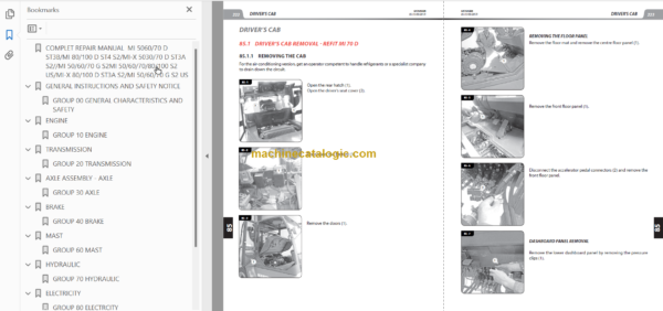 MANITOU MI 50 LD ST3B S2 REPAIR MANUAL