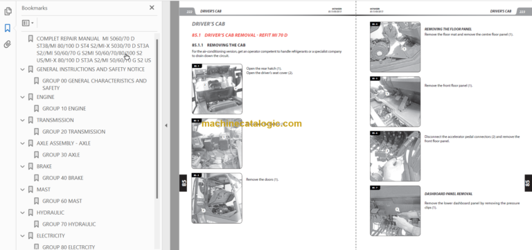 MANITOU MI 50 LD ST3B S2 REPAIR MANUAL