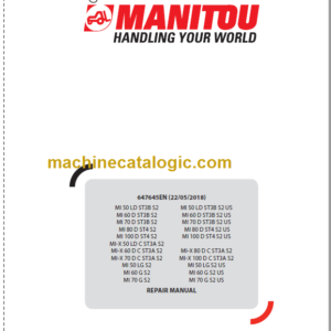 MANITOU MI 50 LD ST3B S2 US REPAIR MANUAL