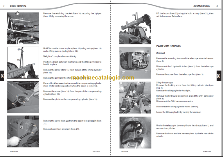 Manitou MLT-X 625 H ST3A Repair Manual