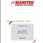 Manitou MLT 630 105D ST4 S1 Repair Manual