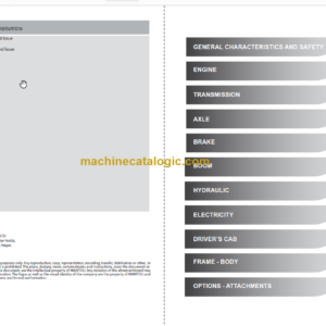 Manitou MXT 840 WITH PERKINS ENGINE REPAIR MANUAL