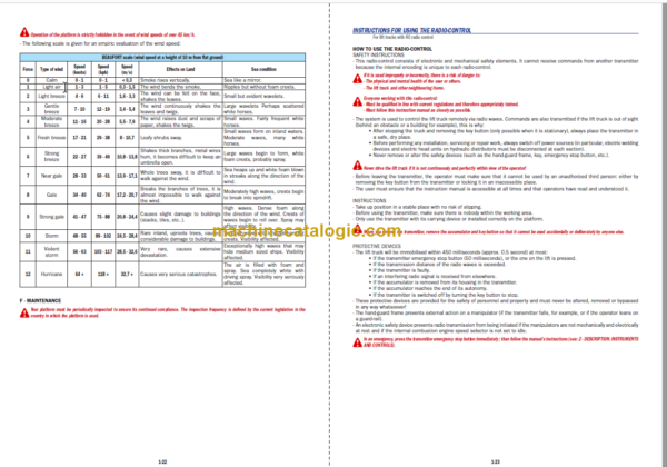 Manitou MLT 625 S1-E3 Operator Manual