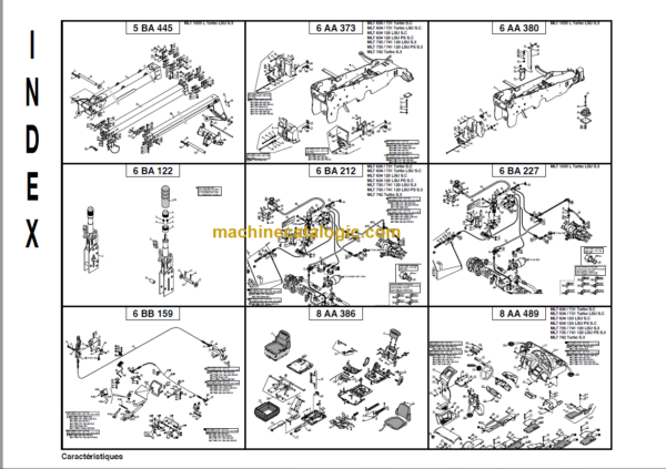 Manitou MLT 634 Turbo LSU Série C - E2 PARTS CATALOGUE