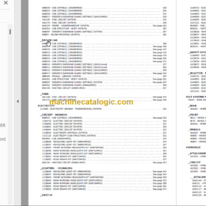 MANITOU MSI 25D PARTS CATALOGUE