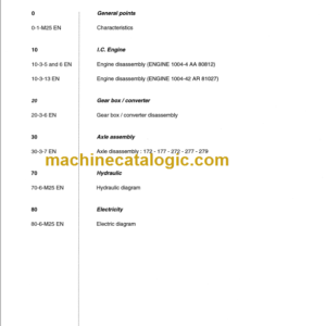 MANITOU M30-4 REPAIR MANUAL