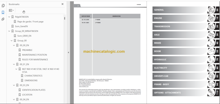 MHT- X 10230 MINING 129M ST3A S1 REPAIR MANUAL