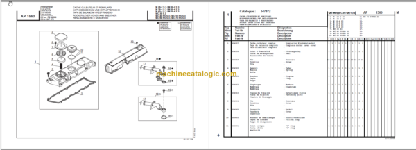 MANITOU MC 40 POWERSHIFT S3-E2 PARTS CATALOGUE