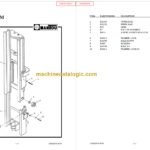 MANITOU 7300 Series Parts Manual