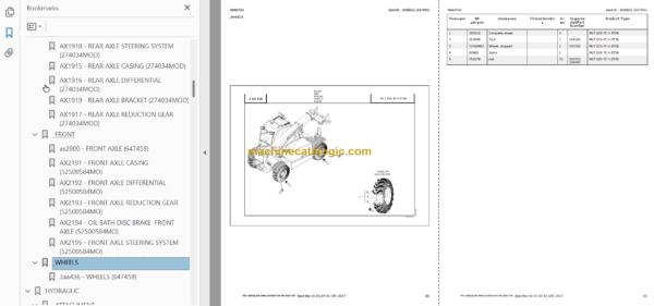 Manitou MLT 625 ST3B Parts Catalogue