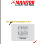 MANITOU MSI-X 25 D K ST3A S1 REPAIR MANUAL