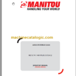 Manitou MLT-X 741 ST3A S2 Operator's Manual