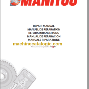 Manitou MLT 526 Series 2-3 Repair Manual