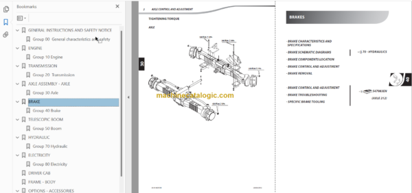 Manitou MLT 634 120D ST4 S1 Repair Manual