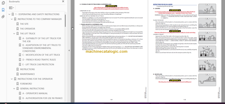 Manitou MLT-X 741 ST3A S2 Operator's Manual