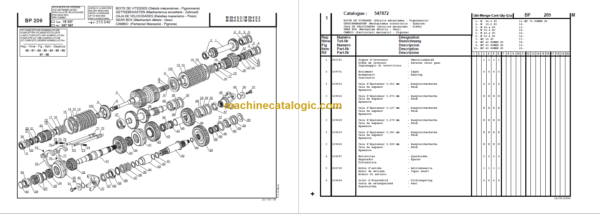 MANITOU MC 50 POWERSHIFT S3-E2 PARTS CATALOGUE