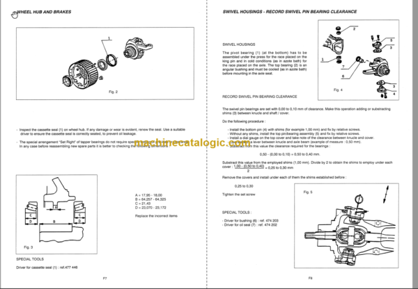 Manitou MLT 526 Series 2-3 Repair Manual