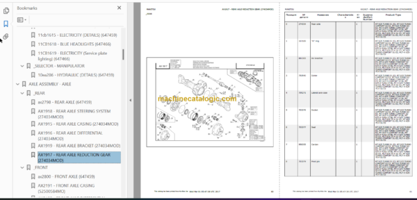 Manitou MLT 625-75 H ST3B Parts Catalogue