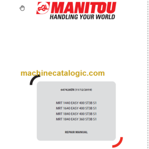 Manitou MRT 1840 EASY 360 ST3B S1 REPAIR MANUAL