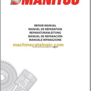 Manitou MLT 626 Repair Manual