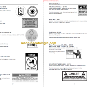 Manitou MLT 523 Evolution Series C-E3 R11-10 Operator’s Manual