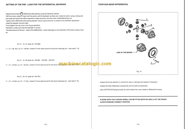 Manitou MLT 626 Repair Manual