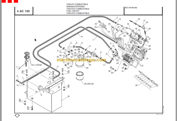 Manitou SLT 415B S2 E2 PARTS MANUAL