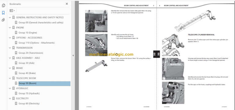 Manitou MLT 845-120 H S4-E3 Repair Manual