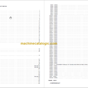 MANITOU MCE 40 CP PARTS CATALOGUE