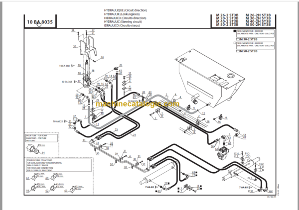 MANITOU M 40-2 + H ST3B PARTS CATALOGUE